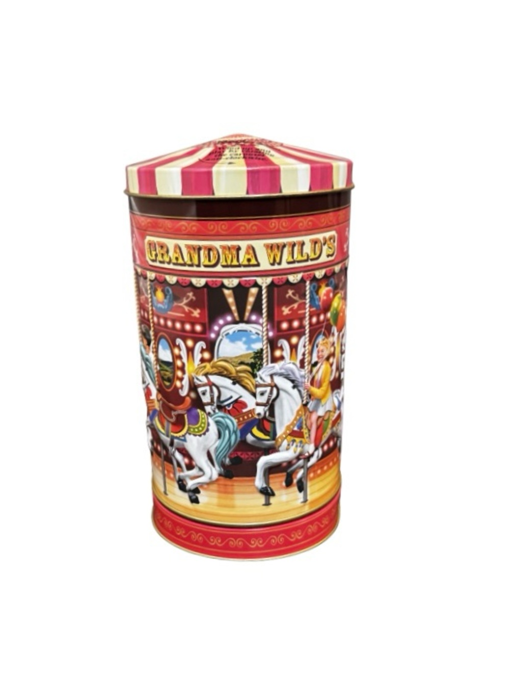Grandma Wild’s Wind-up Carousel Musical Tin